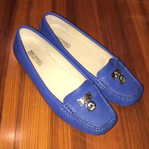 Michael Kors Blue Hamilton Flats